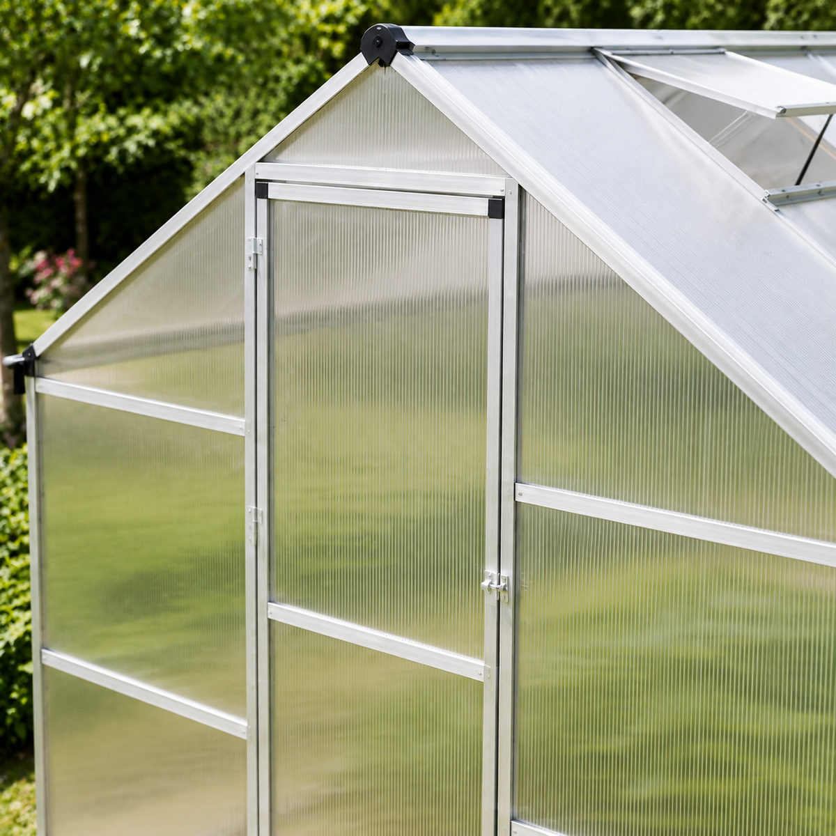 Serre de jardin renforcée 9,03 m² en aluminium | Atelier Solarya