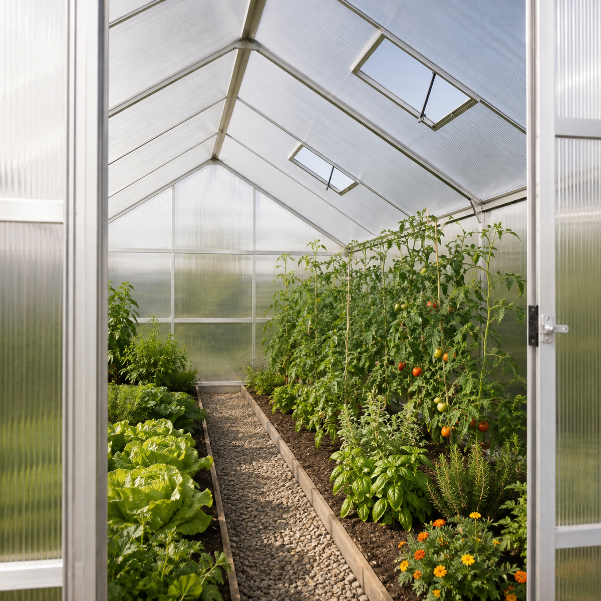 Serre de jardin renforcée 9,03 m² en aluminium | Atelier Solarya