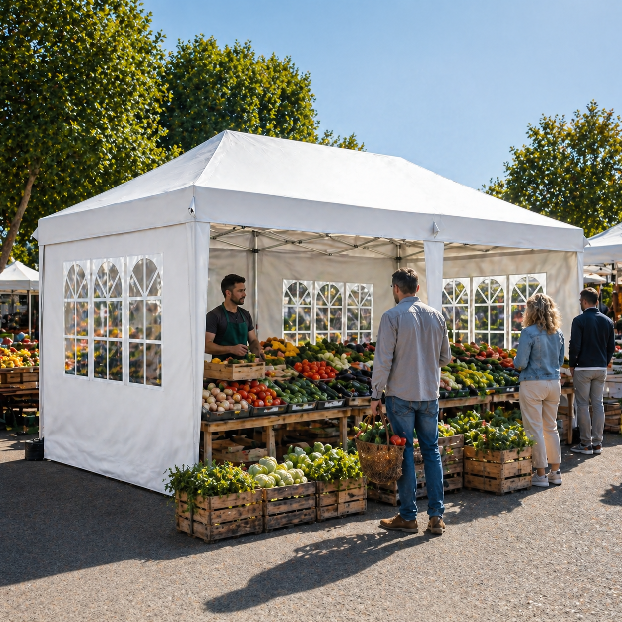 Barnum Professionnel 6m Façade x 3m Profondeur | Atlas