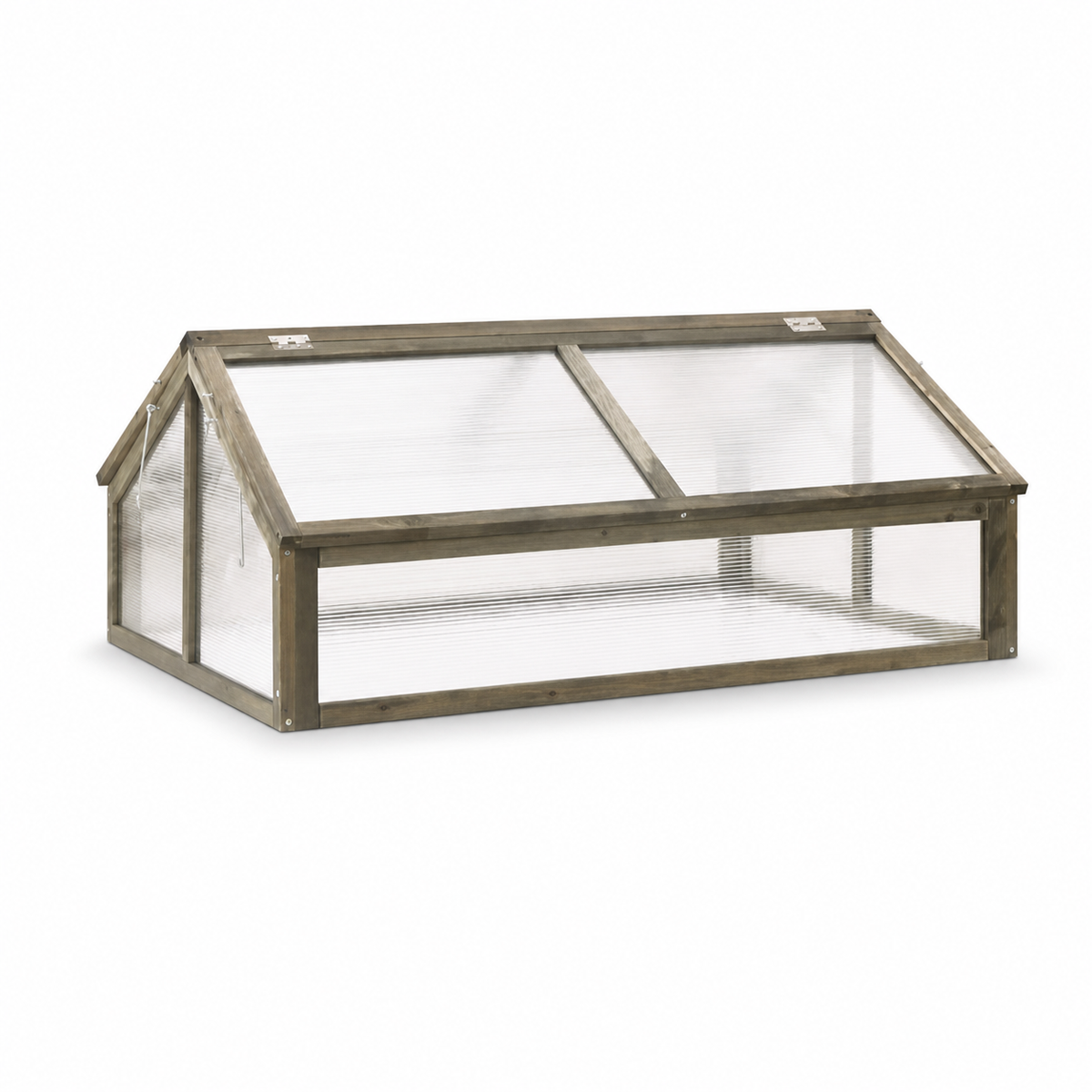 Mini-serre de jardin 114 x 80 x 50 cm en bois de sapin | Atelier Solarya