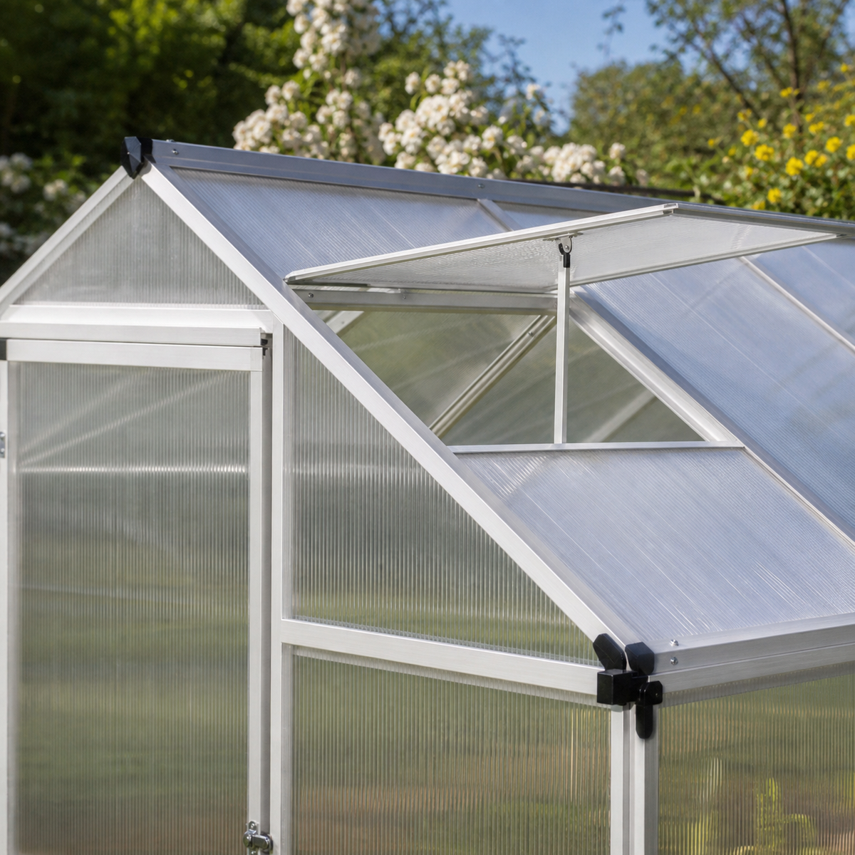 Serre de jardin 6,88 m² en aluminium | Atelier Solarya