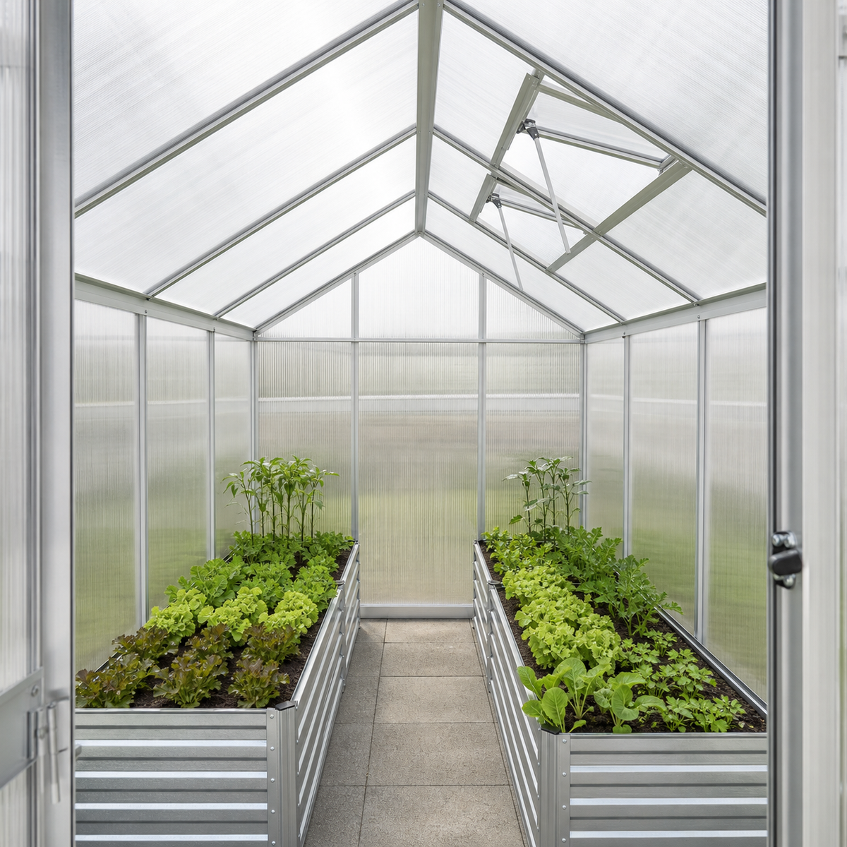 Serre de jardin 6,88 m² en aluminium | Atelier Solarya