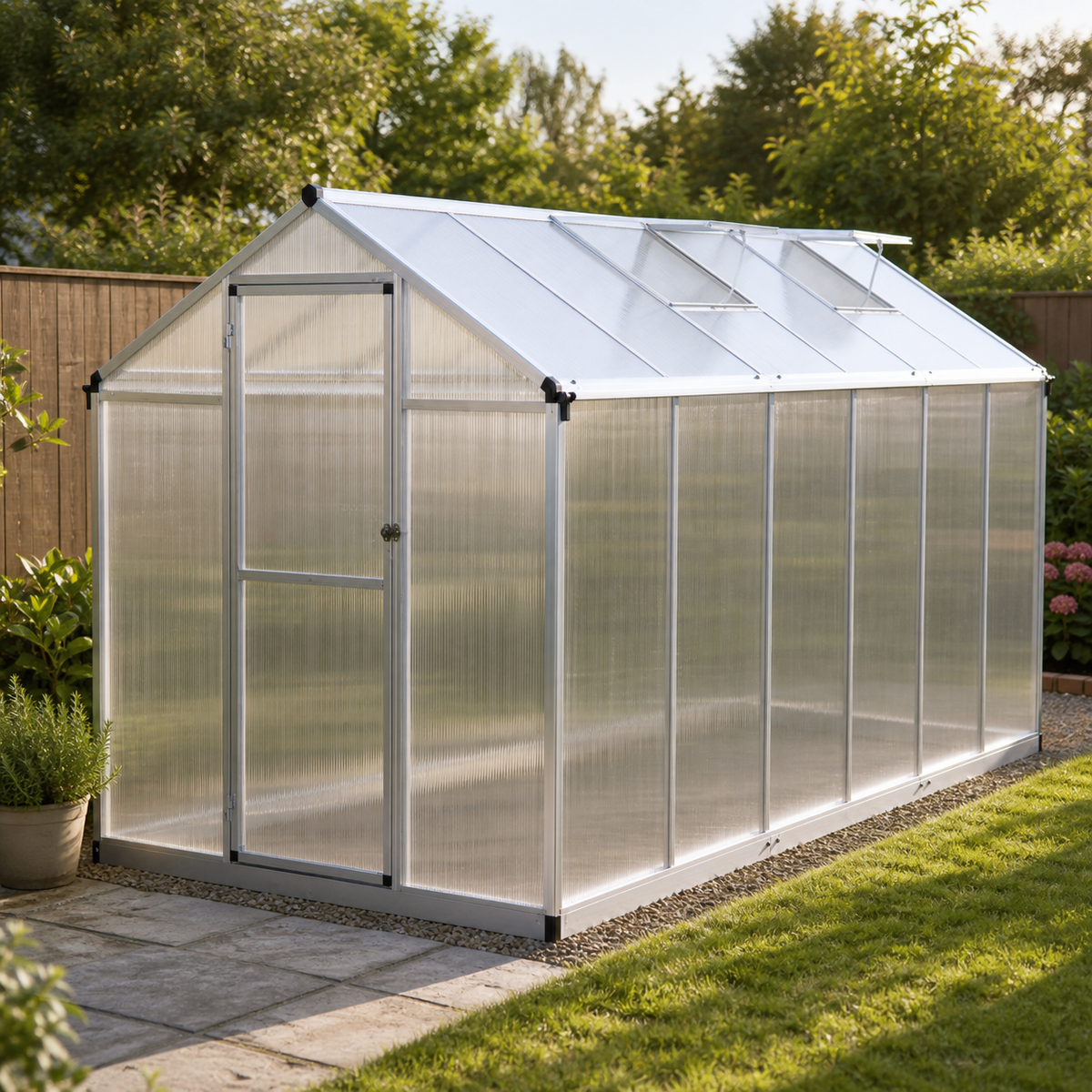 Serre de jardin 6,88 m² en aluminium | Atelier Solarya