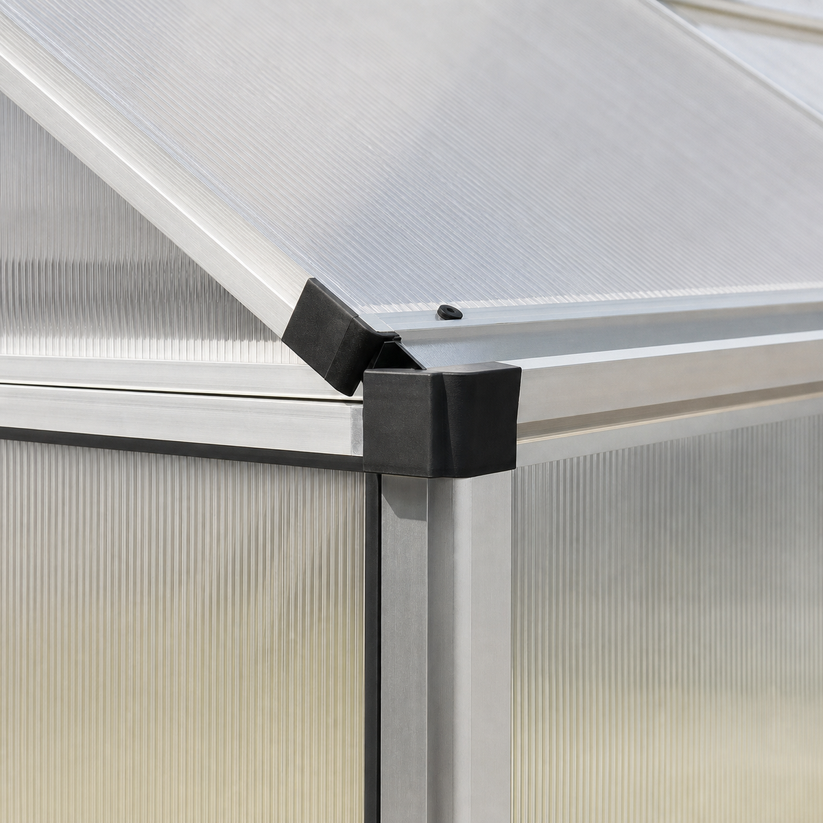 Serre de jardin 5,74 m² en aluminium et polycarbonate | Atelier Solarya