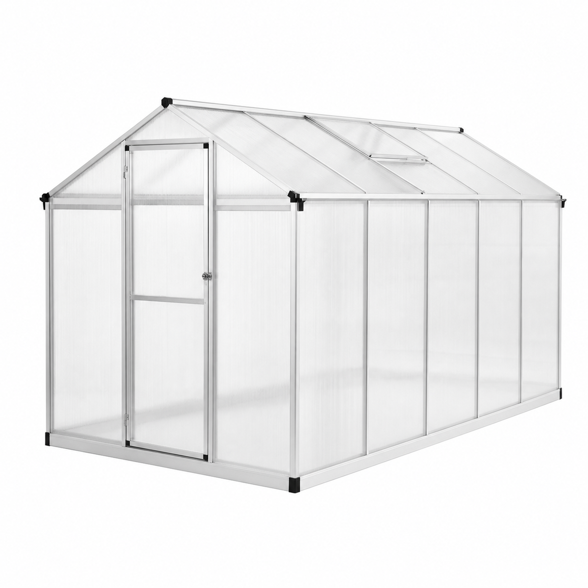 Serre de jardin 5,74 m² en aluminium et polycarbonate | Atelier Solarya