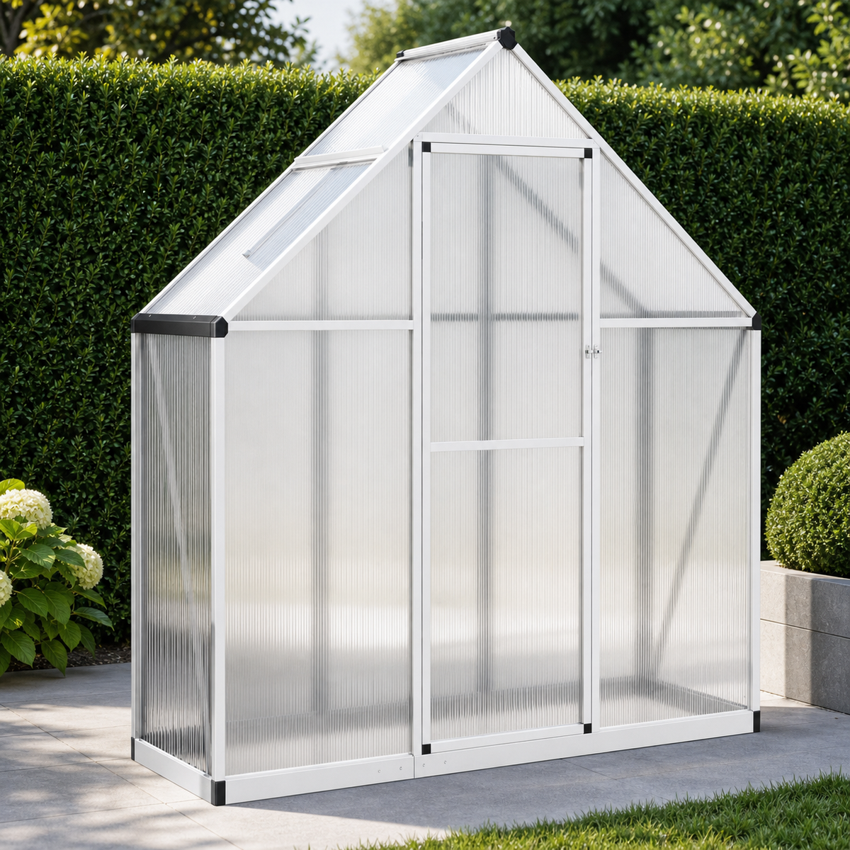 Serre de jardin 169 x 58 x 195 cm en polycarbonate | Atelier Solarya