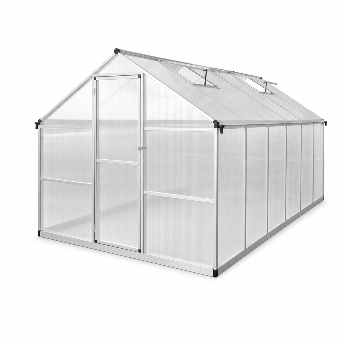 Serre de jardin renforcée 9,03 m² en aluminium | Atelier Solarya