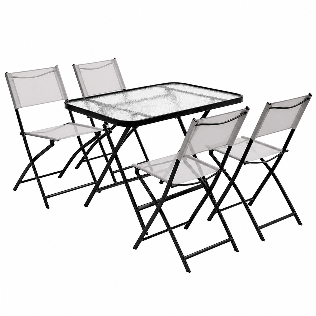 Salon de Jardin Pliable (5 pièces)