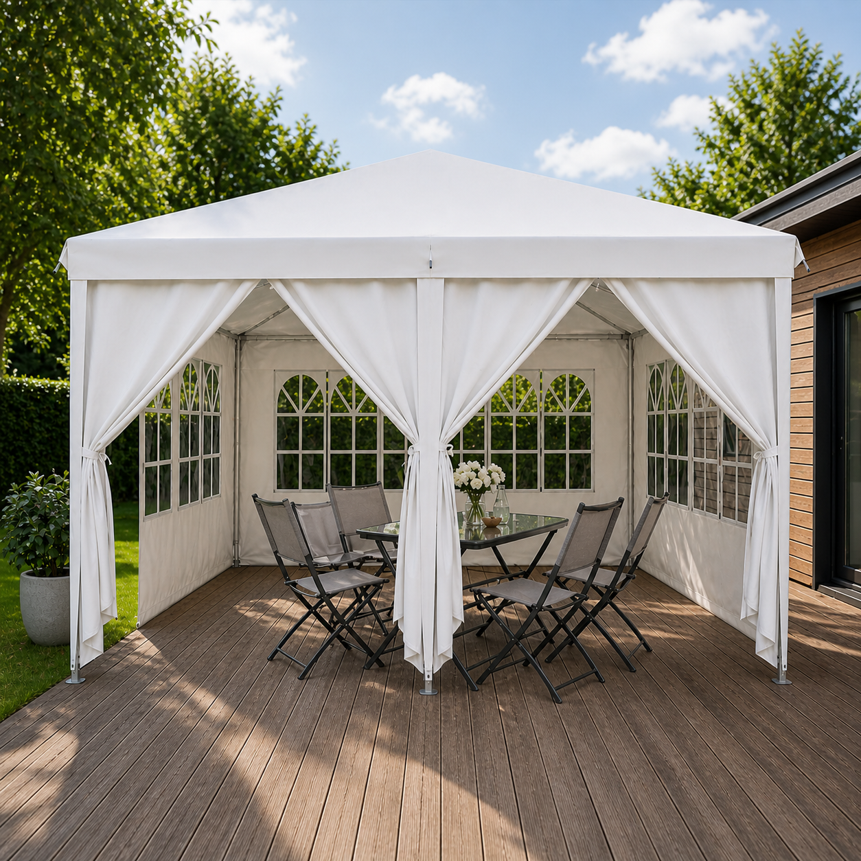 Salon de Jardin Pliable (5 pièces)