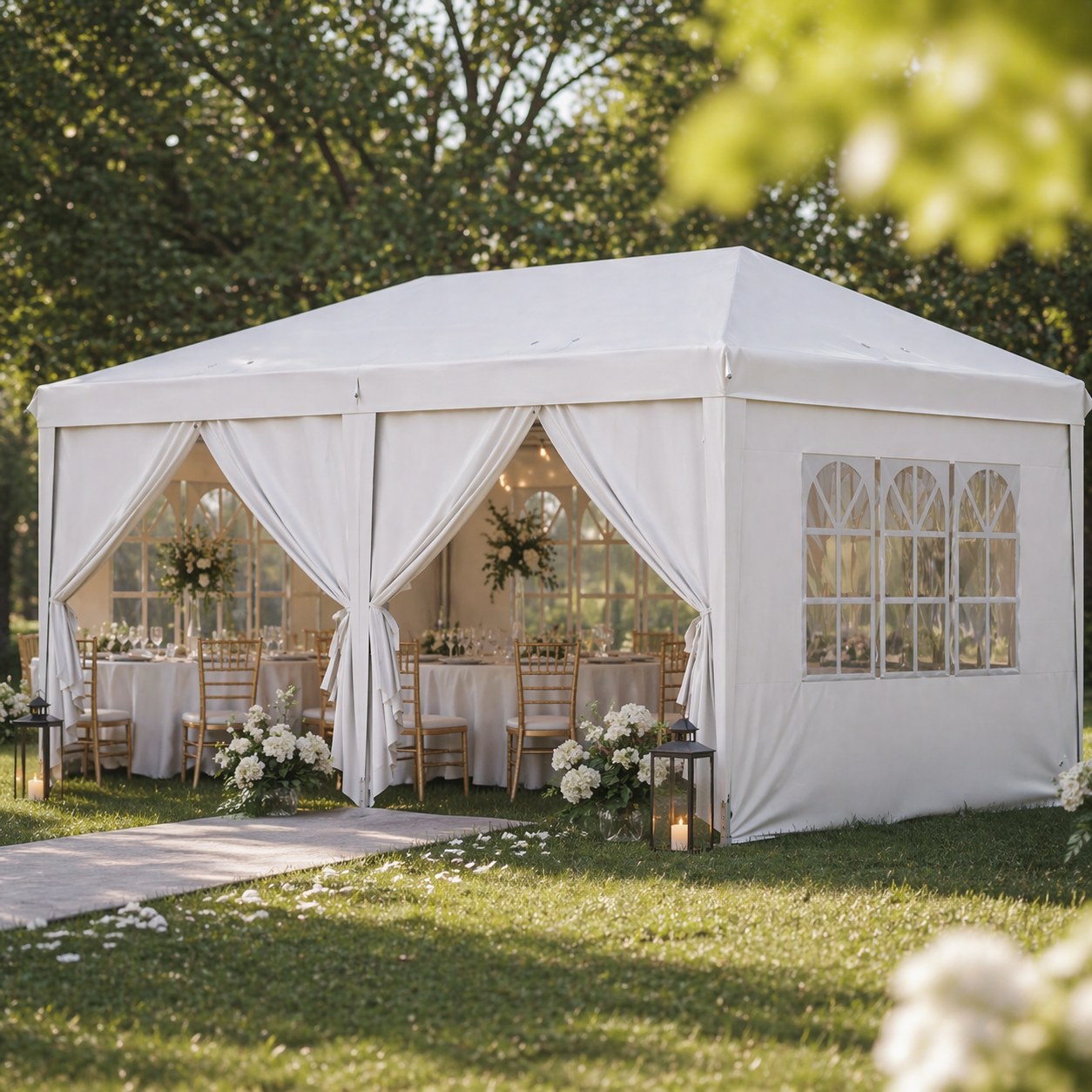 Tente de Mariage 6m Façade x 3m Profondeur | Auréa