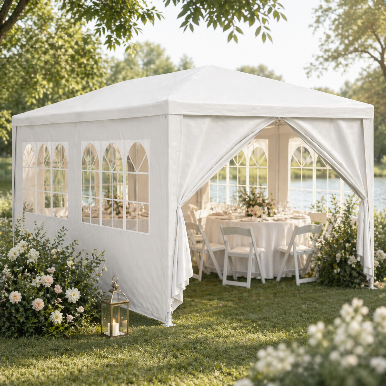 Tente de Mariage 3m Façade x 6m Profondeur | Auréa