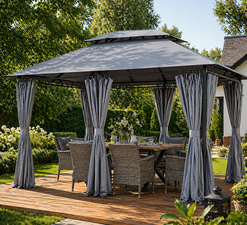 Tonnelle Rigide 3x4m | Soléna